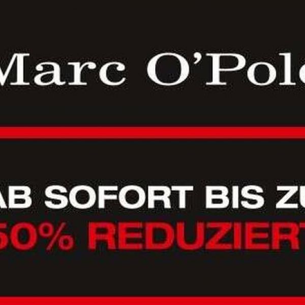 AB SOFORT! Bis zu 50% bei Marc O´Polo Landshut